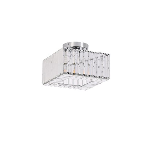 Kwadratowy plafon Vetro chrom 1xE27