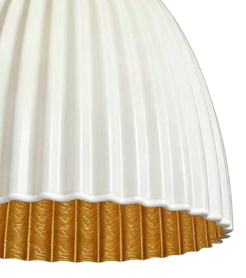 Lampa wisząca Elva 50 cm biały