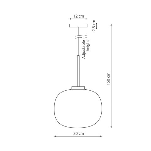 Lampa wisząca Jukon LP-052/1P