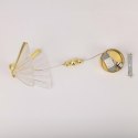 Lampa wisząca Mariposa 1 złota LED CCT