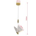Lampa wisząca Mariposa 1 złota LED CCT