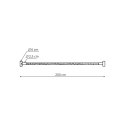 Lampa wisząca Rope Light 2M 1xLED biały/złoty LP-642/2M