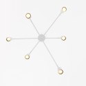 Lampa wisząca Snow 6 biała 6xGU10