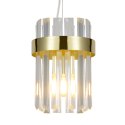 Lampa wisząca złota kryształowa Vetro złota 2xE14