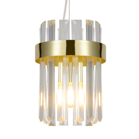 Lampa wisząca złota kryształowa Vetro złota 2xE14