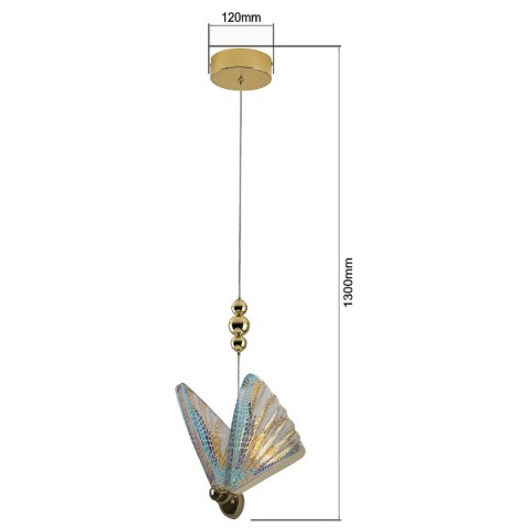 Mariposa 1 wisząca kolor
