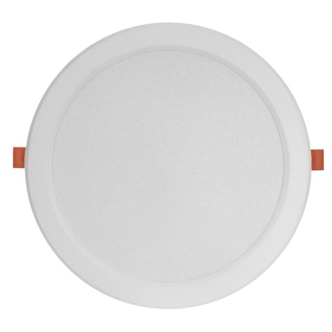 PANEL LED PODTYNKOWY PLAFON SUFITOWY OKRĄGŁY 18W B.CIEPŁY