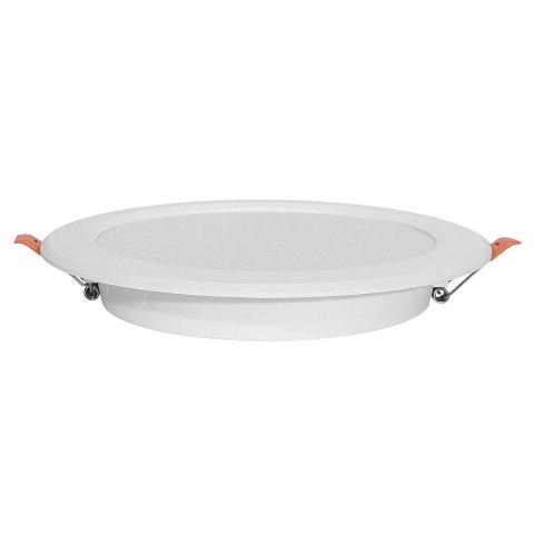 PANEL LED PODTYNKOWY PLAFON SUFITOWY OKRĄGŁY 18W B.CIEPŁY