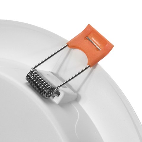 PANEL LED PODTYNKOWY PLAFON SUFITOWY OKRĄGŁY 18W B.CIEPŁY