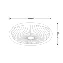 Plafon Luniq 40 cm biały LED CCT