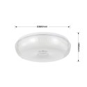 Plafon Luniq 40 cm biały LED CCT