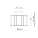 Plafon Vetro chrom 1xE27