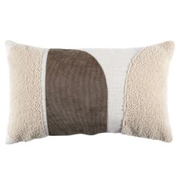 Poduszka 30x50cm sztruks, boucle beżowa ( Rozmiar: uniwersalny )
