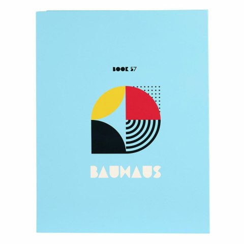 Pudełko książka Bauhaus niebieska ( Rozmiar: uniwersalny )