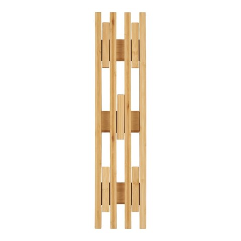 Ember bambusowy wieszak ścienny do przedpokoju naturalny 60 cm ( Rozmiar: uniwersalny )