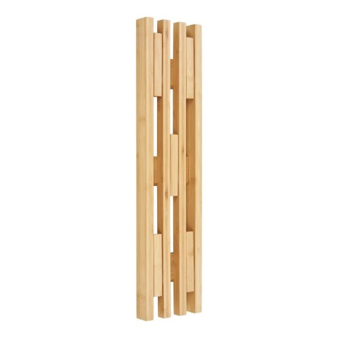 Ember bambusowy wieszak ścienny do przedpokoju naturalny 60 cm ( Rozmiar: uniwersalny )