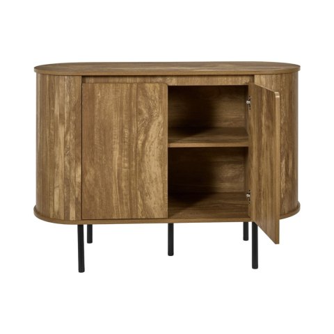 Komoda Hermiona nowoczesna na nóżkach do salonu naturalna 110 cm ( Rozmiar: uniwersalny )