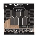 Panele samoprzylepne na ścianę Easy Stick czarny heksagon do kuchni i łazienki ( Rozmiar: uniwersalny )
