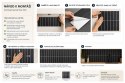 Panele samoprzylepne na ścianę Easy Stick dąb do kuchni i łazienki winylowe ( Rozmiar: uniwersalny )