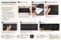 Panele samoprzylepne na ścianę Easy Stick dąb do kuchni i łazienki winylowe ( Rozmiar: uniwersalny )