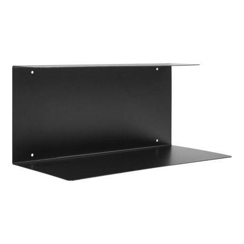 Półka ścienna Lille czarna metalowa do salonu 40 cm ( Rozmiar: uniwersalny )