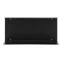 Półka ścienna Lille czarna metalowa do salonu 40 cm ( Rozmiar: uniwersalny )
