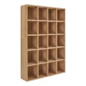 Półka ścienna Moss drewniana z sosny naturalnej do salonu 63 cm ( Rozmiar: uniwersalny )