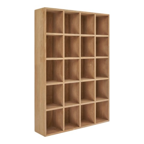 Półka ścienna Moss drewniana z sosny naturalnej do salonu 63 cm ( Rozmiar: uniwersalny )