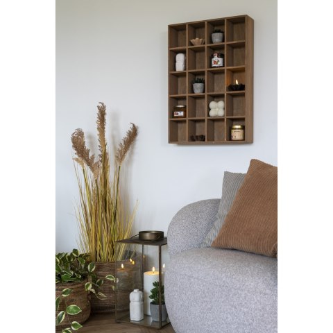 Półka ścienna Moss drewniana z sosny naturalnej do salonu 63 cm ( Rozmiar: uniwersalny )