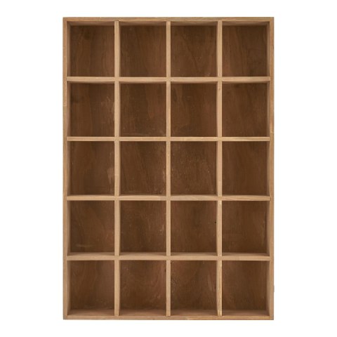 Półka ścienna Moss drewniana z sosny naturalnej do salonu 63 cm ( Rozmiar: uniwersalny )