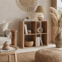 Regał Klaus na książki do salonu naturalny z lamelami 4 półki ( Rozmiar: uniwersalny )
