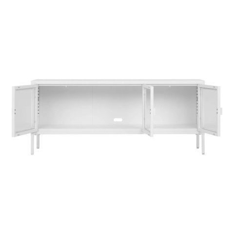 Szafka RTV Brisbane biała stojąca pod telewizor nowoczesna 130 cm ( Rozmiar: uniwersalny )