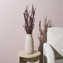 Wazon Terra kremowy szklany na kwiaty dekoracyjny boho 25 cm ( Rozmiar: uniwersalny )