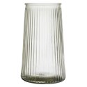 Wazon szklany Louise transparentny na kwiaty dekoracyjny 21,5 cm ( Rozmiar: uniwersalny )