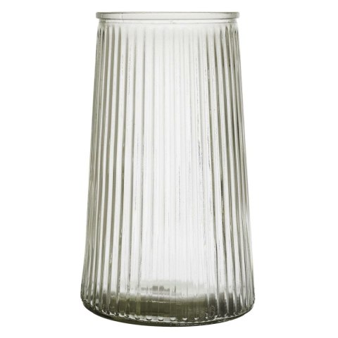 Wazon szklany Louise transparentny na kwiaty dekoracyjny 21,5 cm ( Rozmiar: uniwersalny )
