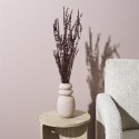 Wazon szklany Terra kremowy boho na kwiaty dekoracyjny 20 cm ( Rozmiar: uniwersalny )