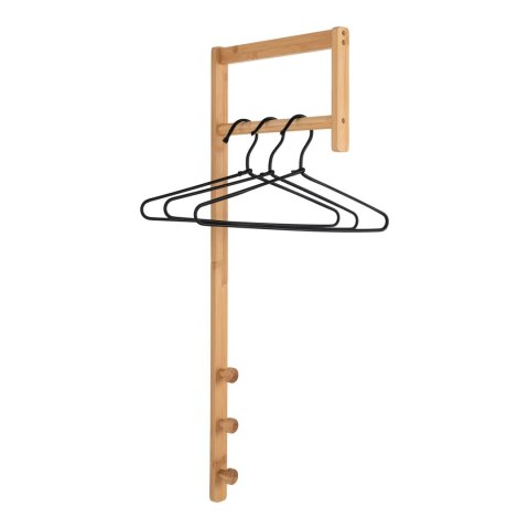 Wieszak ścienny do przedpokoju Trento bambusowy naturalny 82 cm ( Rozmiar: uniwersalny )