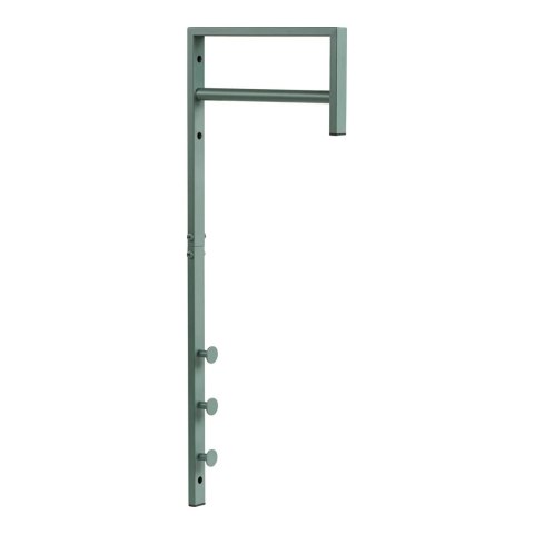 Wieszak ścienny do przedpokoju Trento zielony metalowy 82 cm ( Rozmiar: uniwersalny )