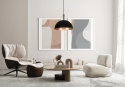 Czarna lampa Lanta PND-23906-1-BK-GD
