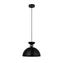 Czarna lampa wisząca Pegai PND-62221-1-BK