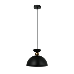 Czarna lampa wisząca Pegai PND-62221-1-BK