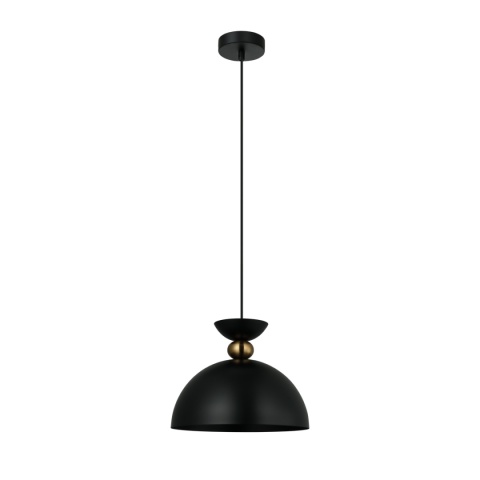Czarna lampa wisząca Pegai PND-62221-1-BK