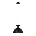 Czarna lampa wisząca Pegai PND-62221-1-BK