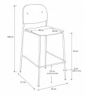 Hoker Ravio 75cm biało kremowy ( Rozmiar: uniwersalny )