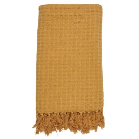 Koc/Pled Waffle żółty ( Rozmiar: uniwersalny )