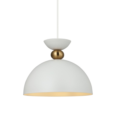 Lampa wisząca biała Pegai PND-62221-1-WH