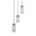 Lampa wisząca kryształowa Zorta PND-33588-3-HBR-BK