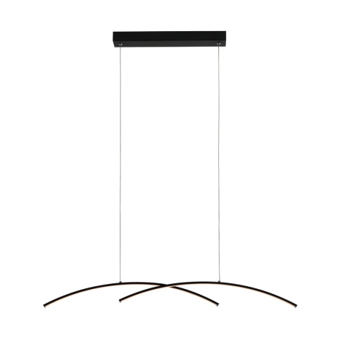 Nowoczesna lampa wisząca Samola PND-15504-1-BK