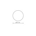 Plafon Platillo 21 cm złoty LED CCT