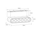 Reflektor Magnetic Slim Blaze 6W LED CCT czarny